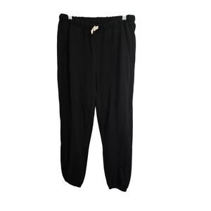 Everlane track Jogger terry Sweatpants size XS black womens